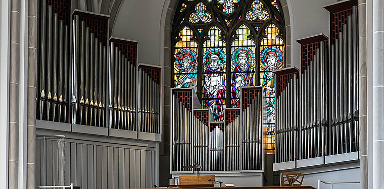 Blick auf die Orgel in St. Johann, Bremen