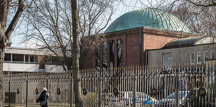 Außenaufnahme der Synagoge in Bremen.